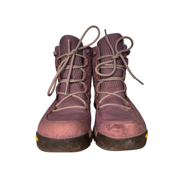 Oboz Women's Jourdain Mid Insulated Waterproof Hiking Boot Size 7 Pink Outdoor - Picture 3 of 5